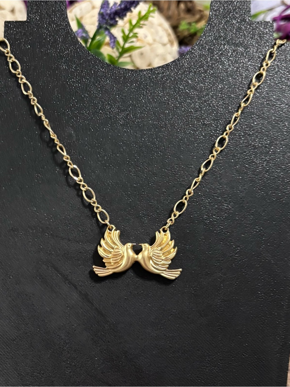 Patricia Nash Love Birds Link Necklace